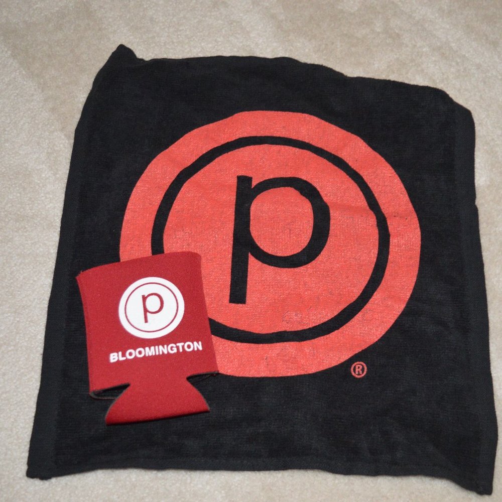 New/Unused Pure Barre sweat towel and coozie